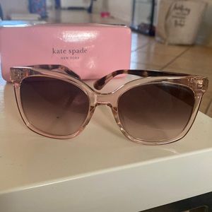 Pink Kate spade sunglasses